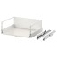 IKEA EXCEPTIONELL ЕКСЕПТІОНЕЛЛЬ Висока шухляда з натискним механізмом, білий, 60x45 см 90447807 904.478.07