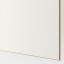 IKEA MEHAMN МЕХАМН 4 панелі для рами розсувних дверей, під білений дуб / білий, 100x236 см 80421186 804.211.86