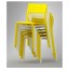 IKEA MELLTORP МЕЛЬТОРП / JANINGE ЯНІНГЕ Стіл та 4 стільці, білий / жовтий, 125 см 39161488 391.614.88