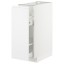 IKEA METOD МЕТОД Шафа підлогова / з висувним внутрішнім елементом, білий / Voxtorp матовий білий, 30x60 см 09299939 092.999.39