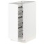 IKEA METOD МЕТОД Підлогова шафа / дротяні кошики, білий Enköping / білий імітація дерева, 40x60 см 29473367 294.733.67