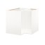 IKEA METOD МЕТОД Каркас кутової підлоговї шафи, білий, 88x60x80 см 20205519 202.055.19