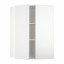 IKEA METOD МЕТОД Кутова настінна шафа з полицями, білий / Stensund білий, 68x100 см 29409201 294.092.01