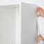 IKEA METOD МЕТОД Захисна накладка, вертикальна, білий, 220 см 10244842 102.448.42