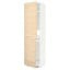 IKEA METOD МЕТОД Висока шафа для холодильника / морозильника, білий / Askersund візерунок світлий ясен, 60x60x220 см 29215806 292.158.06