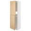 IKEA METOD Висока шафа для холодильника / морозильника, білий / дуб Forsbacka, 60x60x200 см 29509427 295.094.27