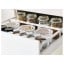 IKEA METOD МЕТОД / MAXIMERA МАКСІМЕРА Висока шафа з 2 шухлядами для духовки, білий / Veddinge білий, 60x60x140 см 39020238 390.202.38