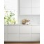 IKEA VEDDINGE ВЕДДІНГЕ Фронтальна панель для шухляди антрацит, білий, 80x20 см 80205427 802.054.27