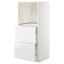 IKEA METOD МЕТОД / MAXIMERA МАКСІМЕРА Висока шафа з 2 шухлядами для духовки, білий / Voxtorp глянцевий / білий, 60x60x140 см 59254066 592.540.66