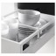 IKEA METOD МЕТОД / MAXIMERA МАКСІМЕРА Вис шафа з полицями / шухлядами, білий / Ringhult білий, 40x60x220 см 89345070 893.450.70