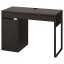IKEA MICKE МІККЕ Письмовий стіл, чорно-коричневий, 105x50 см 10244743 102.447.43