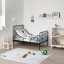 IKEA MINNEN МІННЕН Розсувне ліжко, чорний, 80x200 см 50304235 503.042.35