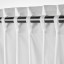 IKEA MOALISA МОАЛІСА Гардини, 2 шт., білий / чорний, 145x300 см 00499513 004.995.13