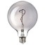 IKEA MOLNART Світлодіодна LED лампочка E27 140 Люмен, куля сіре прозоре скло, 125 мм 20513481 205.134.81