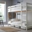 IKEA MYDAL МЮДАЛЬ Двоярусне ліжко, білий, 90x200 см 20467629 204.676.29