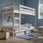 IKEA MYDAL МЮДАЛЬ Двоярусне ліжко, білий, 90x200 см 20467629 204.676.29