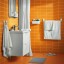 IKEA FINTSEN ФІНСТЕН Килимок для ванної кімнати, сірий, 40x60 см 00509786 005.097.86