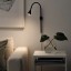 IKEA NÄVLINGE НЕВЛІНГЕ LED світильник з зажимом, настінний, чорний 10408273 104.082.73