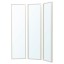 IKEA NISSEDAL НІССЕДАЛЬ Комбінація дзеркал, білий, 130x150 см 59275304 592.753.04