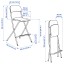 IKEA NORBERG НОРБЕРГ / FRANKLIN ФРАНКЛІН Стіл та 2 стільці, білий / чорний 49480847 494.808.47