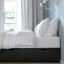 IKEA NORDLI НОРДЛІ Ліжко двоспальне з шухлядами, антрацит, 160x200 см 50372781 503.727.81
