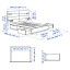 IKEA NORDLI Ліжко з контейнером і матрацом, 160x200 см 49536868 495.368.68