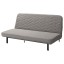 IKEA NYHAMN НІХАМН Чохол 3-місного дивана-ліжка, Knisa сірий / бежевий 10341598 103.415.98