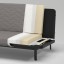 IKEA NYHAMN НІХАМН Розкладний диван 3-місний, з пінополіуретановим матрацом / Knisa сірий / бежевий 59306367 593.063.67