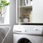 IKEA NYSJÖN НЮШЕН Шафа для пральної машини, білий, 65x190 см 10496477 104.964.77