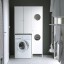 IKEA NYSJÖN НЮШЕН Комбінація для зберігання в пральні, білий, 105x32x190 см 09415953 094.159.53