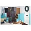 IKEA OPLEV ОПЛЕВ Придверний килимок, для дому / вулиці сірий, 50x80 см 30308994 303.089.94