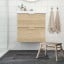 IKEA OSBYSJÖN ОСБЮШЕН Килимок для ванної кімнати, сірий, 40x60 см 40514205 405.142.05