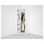 IKEA PAX / FARDAL/ÅHEIM Гардероб кутовий, глянцевий білий / дзеркало, 110/88x236 см 49336157 493.361.57