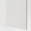 IKEA HOKKSUND ХОККСУНД 4 панелі для рами розсувних дверей, глянцевий світло-сірий, 75x201 cм 30382347 303.823.47