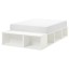 IKEA PLATSA ПЛАТСА Ліжко двоспальне з шафою, білий, 140x200 см 10453086 104.530.86