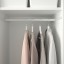 IKEA HJÄLPA ХЬЄЛПА Регульована штанга для одягу, білий, 60-100 см 40497828 404.978.28