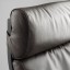 IKEA POÄNG ПОЕНГ Крісло з підставкою для ніг, чорно-коричневий / Glose темно-коричневий 59551071 595.510.71