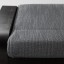 IKEA POÄNG ПОЕНГ Табурет для ніг, чорно-коричневий / Hillared антрацит 49197868 491.978.68