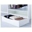 IKEA SKUBB СКУББ Контейнер для одягу / постелі, білий, 93x55x19 см 70290360 702.903.60