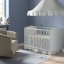 IKEA SMÅGÖRA СМОГЕРА Ліжко для немовлят, білий, 60x120 см 50461230 504.612.30