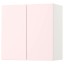 IKEA SMÅSTAD СМОСТАД Настінна шафа, білий блідо-рожевий / з 1 полицею, 60x32x60 см 79389941 793.899.41