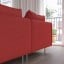 IKEA SÖDERHAMN 4-місний диван з козеткою, і відкритим торцем Tonerud / червоний 79514474 795.144.74