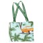 IKEA СОЛБЛЕКТ Пляжний рушник з сумкою, орнамент «пальма/машина» синій, 100x180 см 50460612 504.606.12