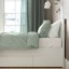 IKEA SONGESAND СОНГЕСАНД Ліжко двоспальне з 4 шухлядами, білий / Leirsund, 160x200 см 99241345 992.413.45