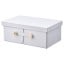 IKEA SPINNROCK Коробка з відділеннями, білий, 25x16x10 см 10543049 105.430.49