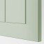 IKEA METOD МЕТОД / MAXIMERA МАКСІМЕРА Висока шафа для духовки / мікрохвильовки з дверима / 2 шухлядами, білий / Stensund світло-зелений, 60x60x220 см 19487609 194.876.09