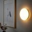 IKEA STOFTMOLN Стельовий / настінний світильник LED, смарт бездротовий затемнюваний / теплий білий, 24 см 30497490 304.974.90