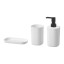 IKEA STORAVAN СТОРАВАН Набір для ванної кімнати, 3 шт., білий 70429003 704.290.03
