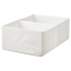 IKEA STUK СТУК Коробка з відділеннями, білий, 34x51x18 см 90474443 904.744.43