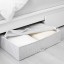 IKEA STUK СТУК Контейнер для одягу / постелі, білий / сірий, 71x51x18 см 50309577 503.095.77